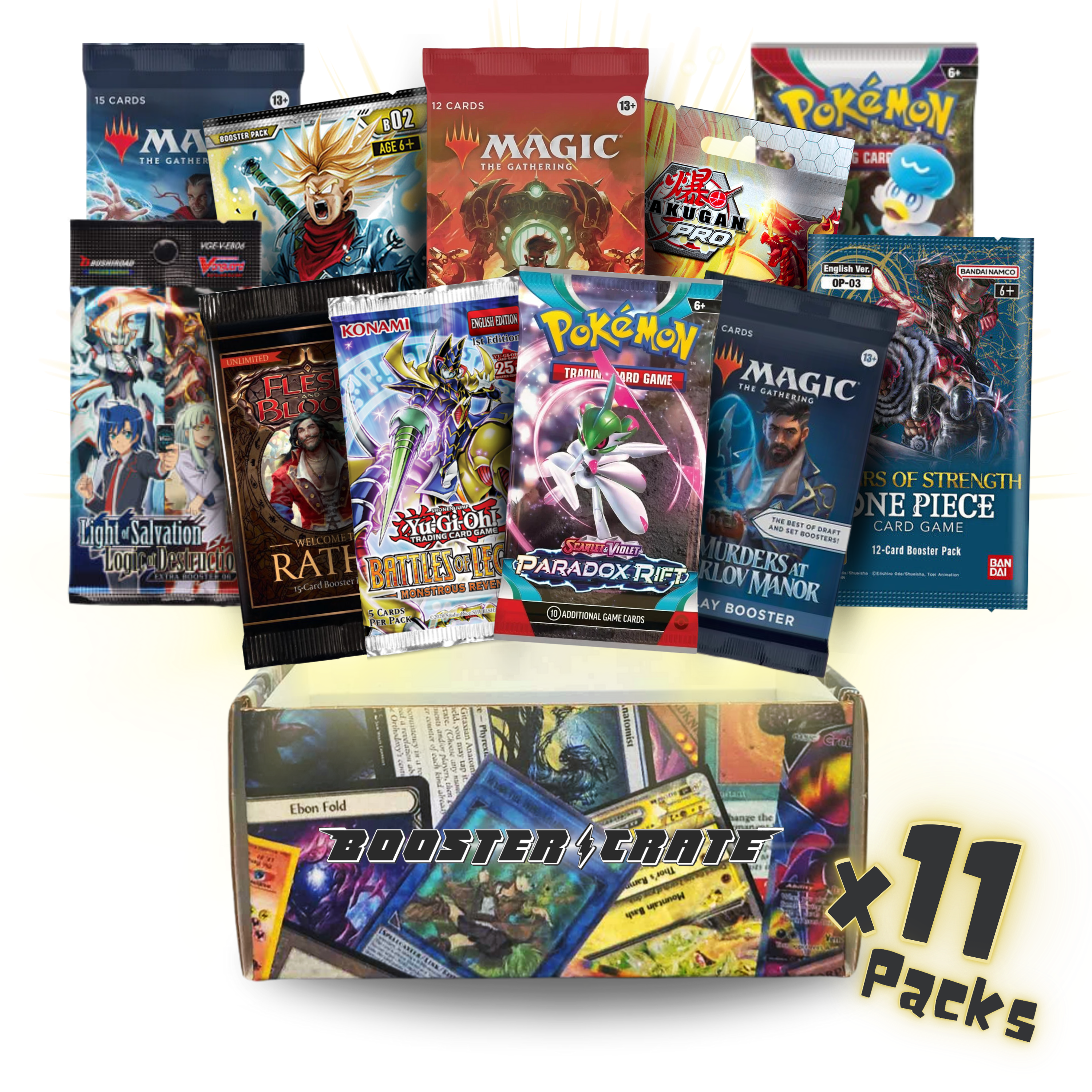 Chaos Booster Crate | Trading Card Game Subscription Box Chaos Booster Crate | Trading Card Game Subscription Box