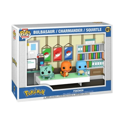 Funko Pop! Pokémon Bulbasaur Charmander Squirtle Deluxe Pop!