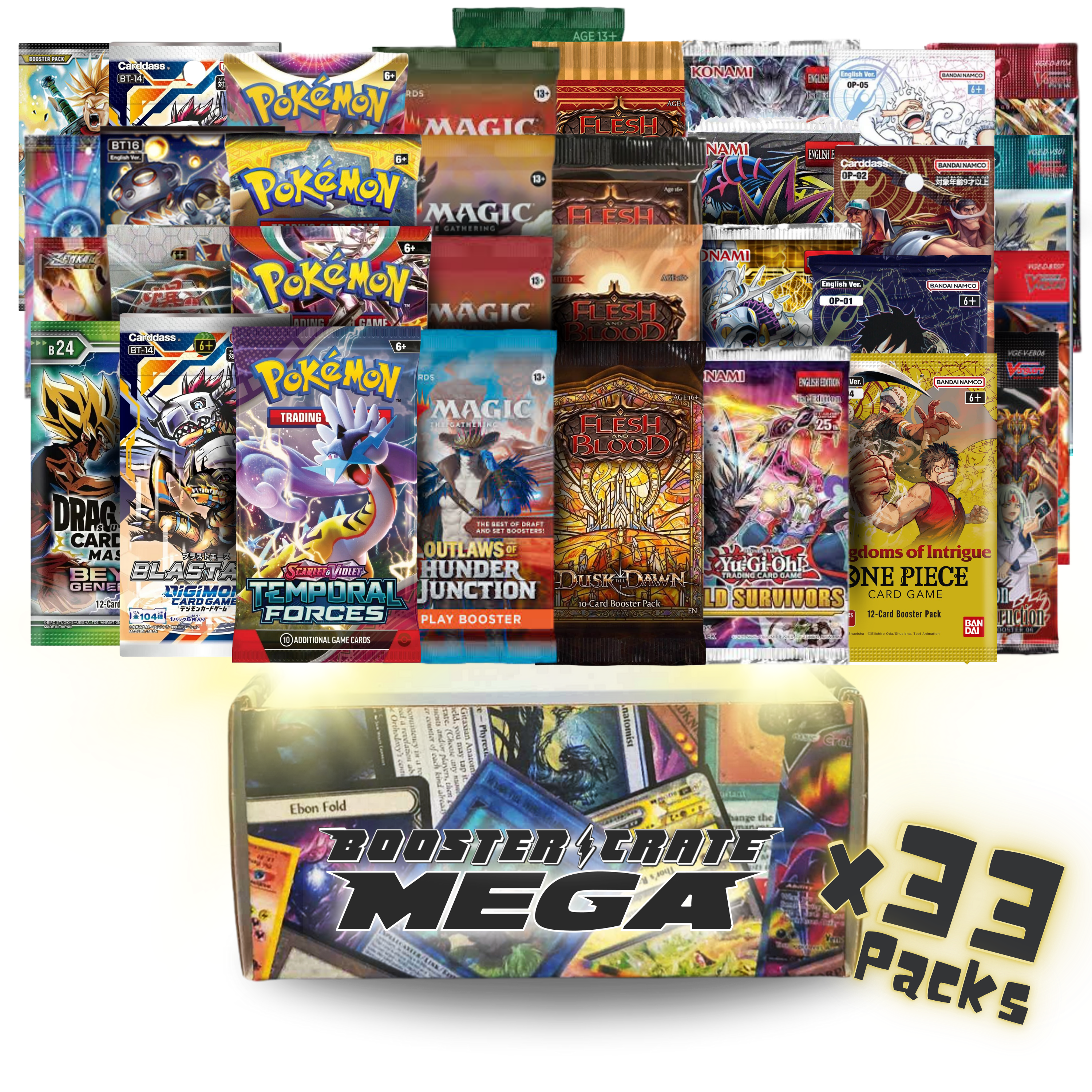 Chaos Booster Crate | Trading Card Game Subscription Box Chaos Booster Crate | Trading Card Game Subscription Box